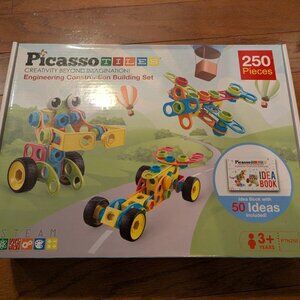 Picasso Tiles Engineering Construction Building Set 250 Pieces